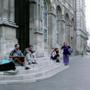 Paris. Drawing in the street