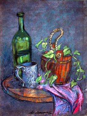Bottle, Jug and Plant