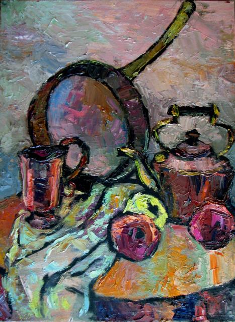 STILL  LIFE WITH TEAPOT