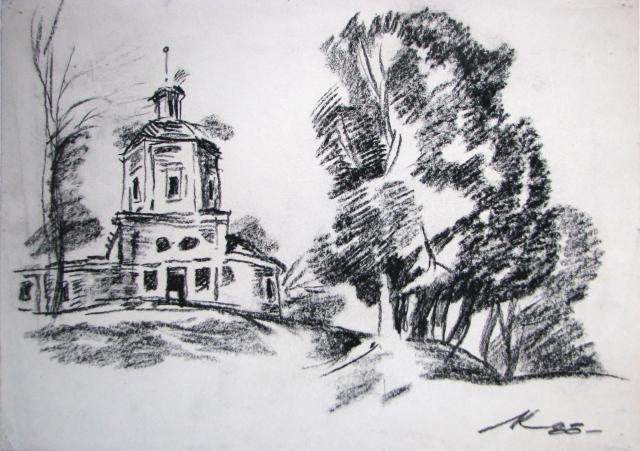 CHURCH NEAR OKA RIVER